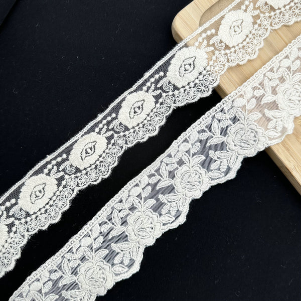 Embroidery lace with cotton fabric NF3B11 1469-1467