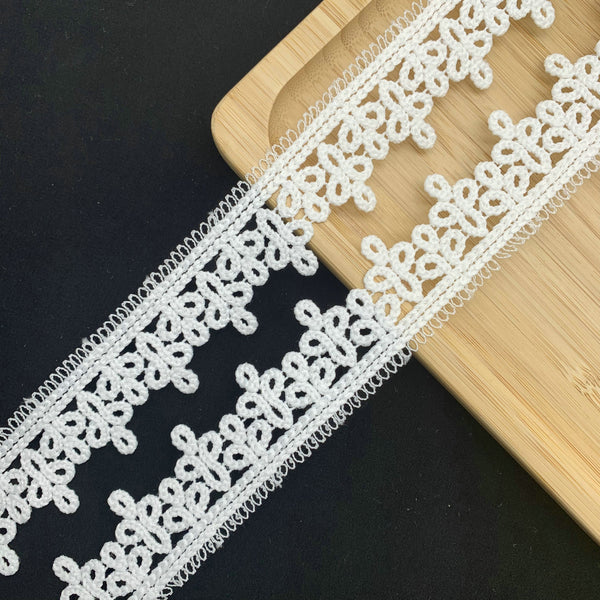 Embroidery lace with cotton fabric NF3B11 1661