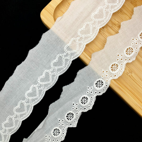 Embroidery lace with cotton fabric NF3B11 1771-1769