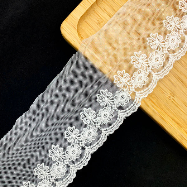 Embroidery lace with cotton fabric NF3B11 1773
