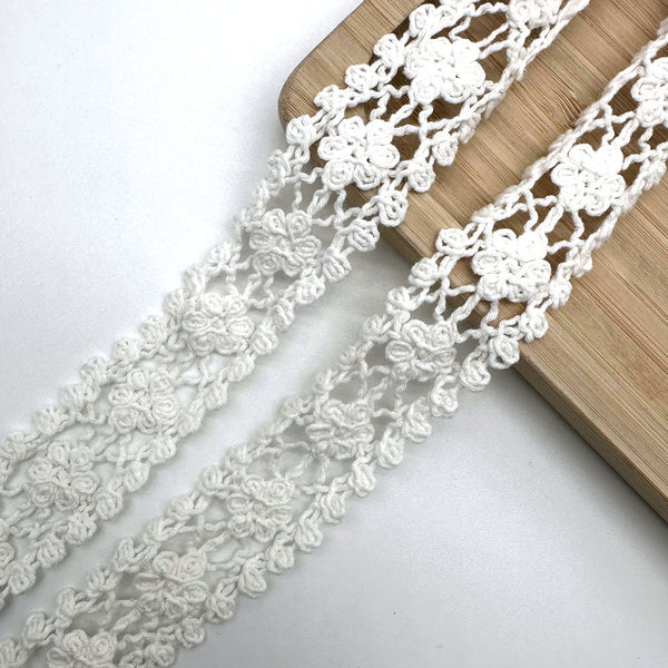 Embroidery lace with cotton fabric NF3B31 104
