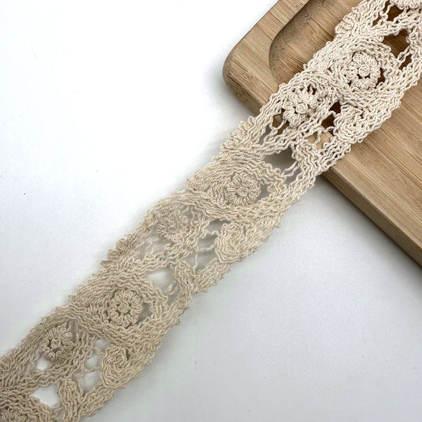 Embroidery lace with cotton fabric NF3B31 107-106