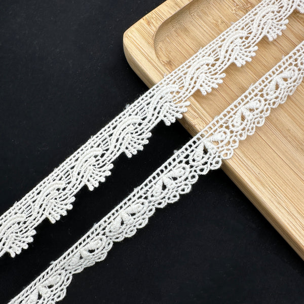 OEKO TEX  GRS Water-Soluble Embroidered Lace Eco-Friendly Dissolvable Trim