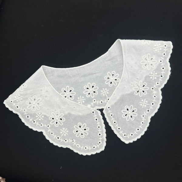 OEKO TEX  GRS OEKO-TEX certified collar trims  3D floral embroidered collars