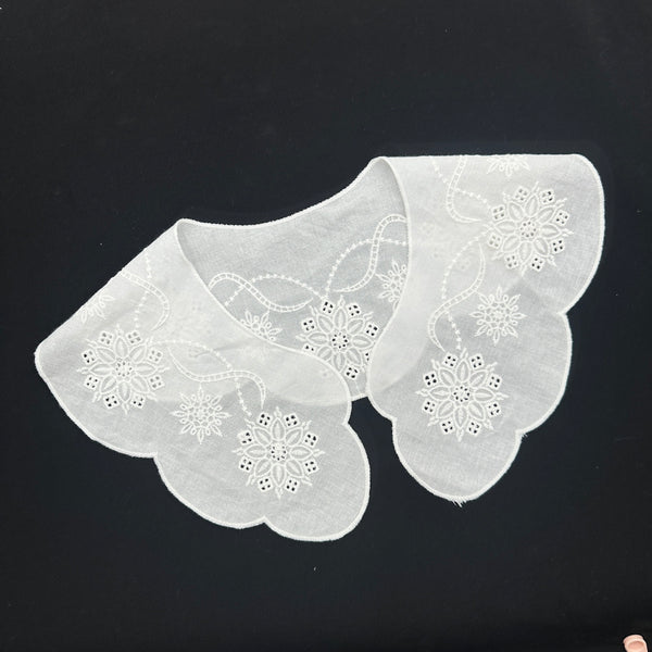 OEKO TEX  GRS OEKO-TEX certified collar trims  3D floral embroidered collars