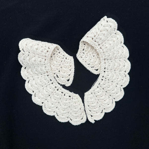 OEKO TEX  GRS  Metallic thread embroidered collars  Wholesale embroidered collar supplies