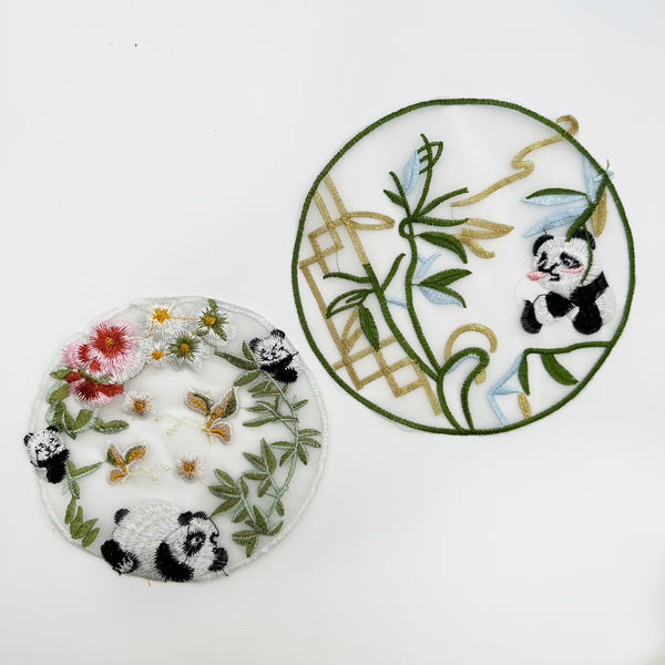 OEKO TEX GRS  new - style round Chinese - style embroidery patches