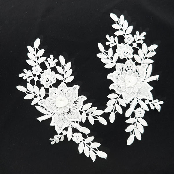 OEKO TEX GRS  water - soluble flower - matching patches，unique design，easy to apply,high - quality