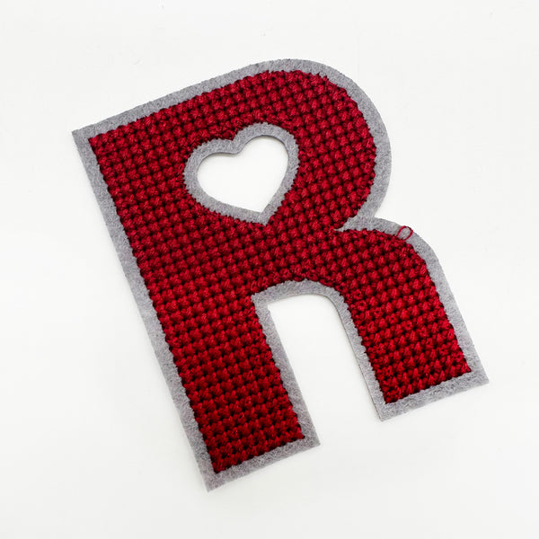 OEKO TEX GRS  letter - pattern flat embroidery patches  high - quality