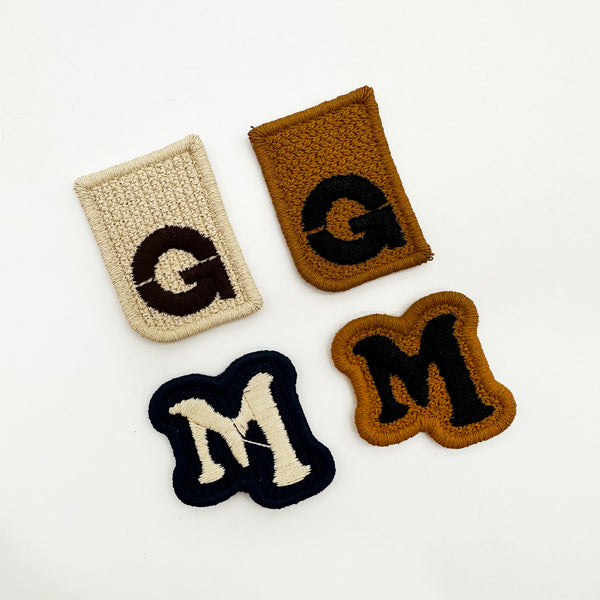 OEKO TEX GRS  letter - pattern flat embroidery patches high - quality