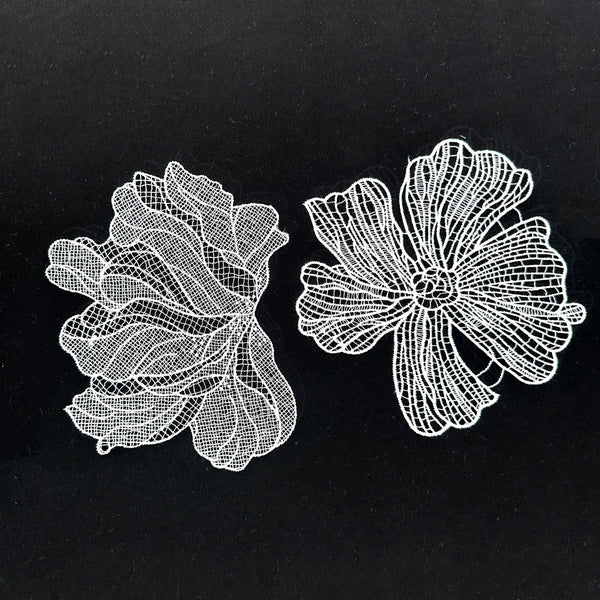 OEKO TEX GRS flower - shaped water - soluble embroidery, high - quality materials