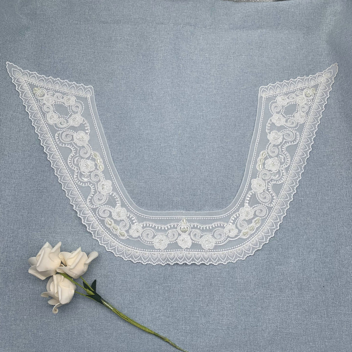 Embroidery Beaded Collar