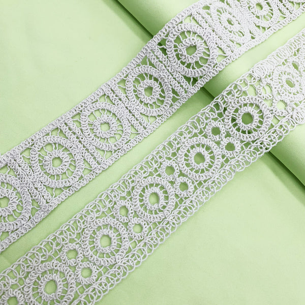 Embroidery lace with cotton fabric NFD22A017-019