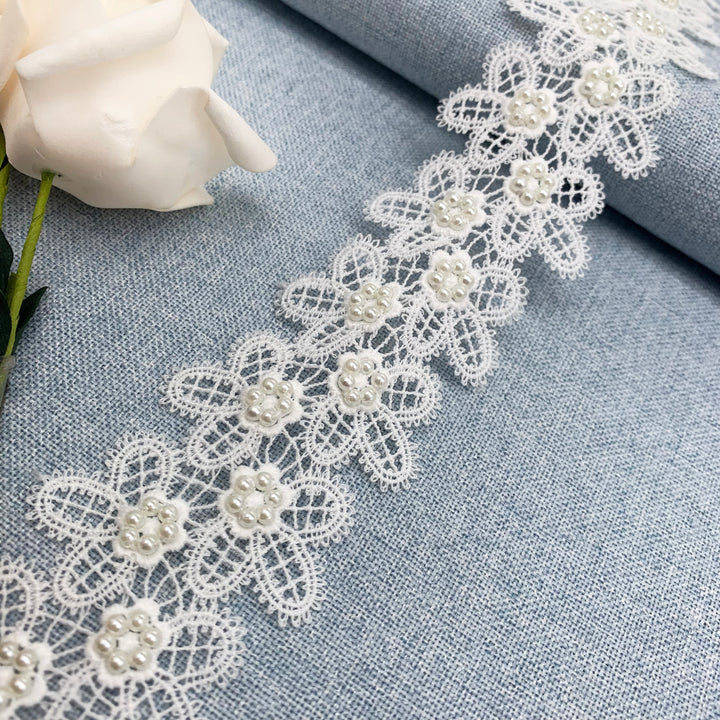 Beaded lace
