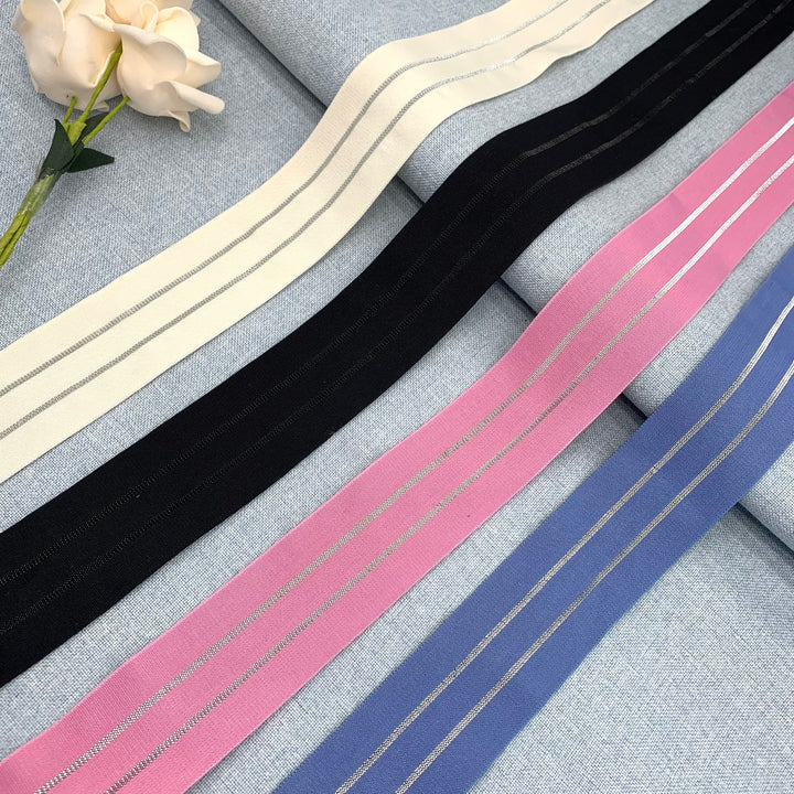 Colorful Elastic tape for  Fashion design 