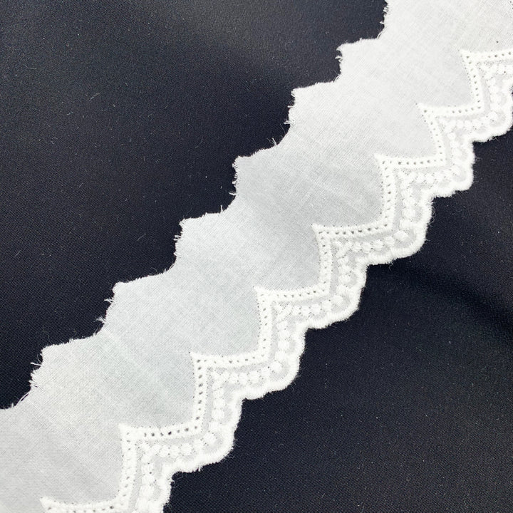 Embroidery lace cotton fabric